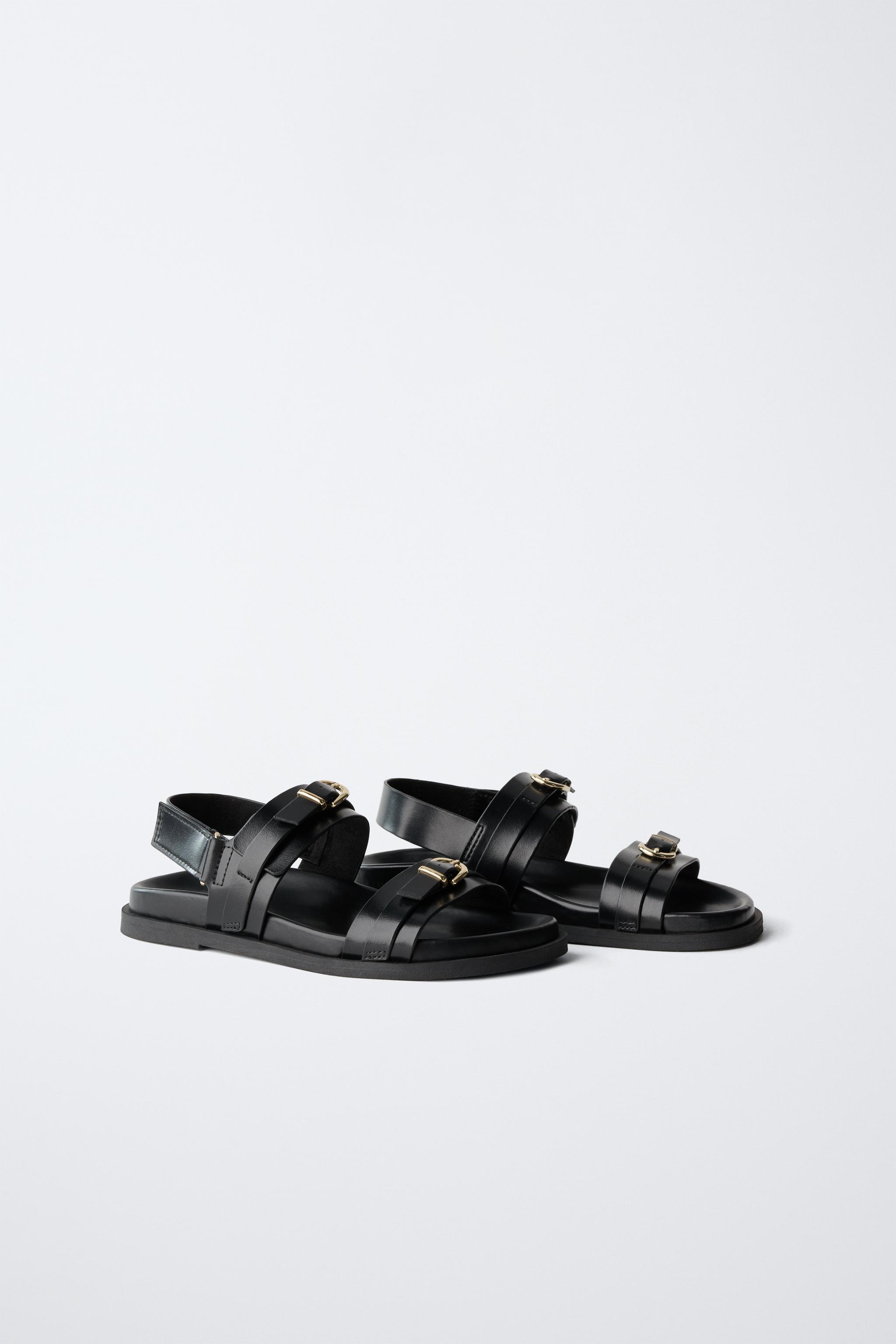 BUCKLED SANDALS